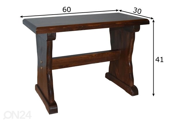 Penkki 60 cm mitat