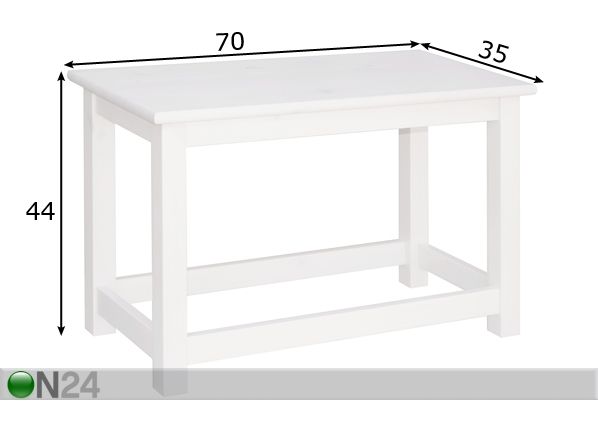 Penkki 70 cm mitat