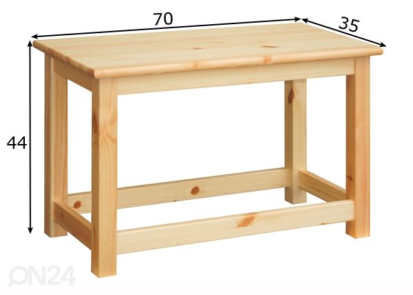 Penkki 70 cm mitat