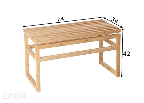 Penkki Bamboo mitat