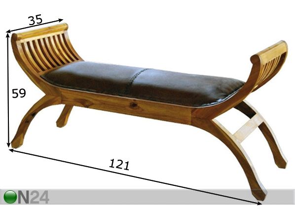 Penkki ESMERALDA mitat