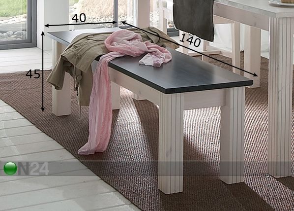 Penkki, mänty MONACO 673 mitat