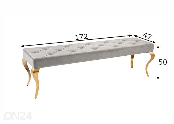 Penkki Modern Baroque 172 cm mitat