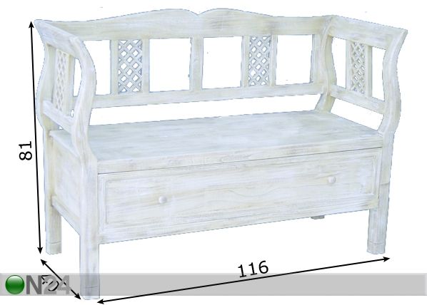 Penkki SNOW-506 mitat
