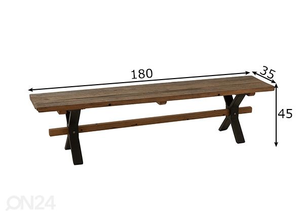 Penkki Vintage mitat