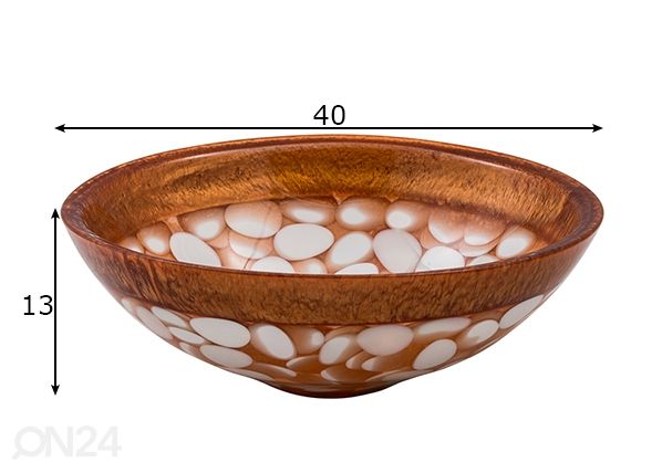 Pesuallas kivillä mitat