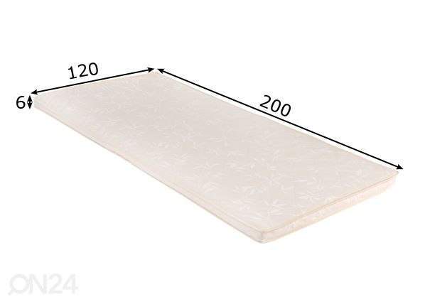 Petauspatja 120x200 cm mitat