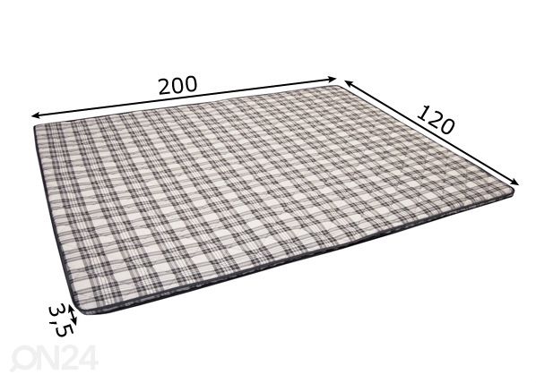 Petauspatja 120x200 cm mitat