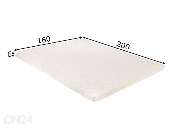 Petauspatja 160x200 cm mitat