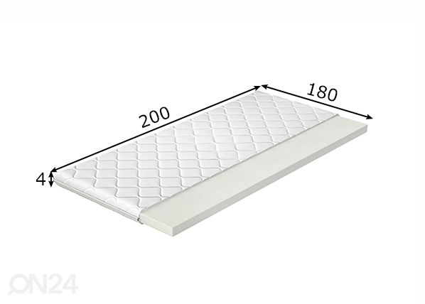 Petauspatja 180x200 cm mitat