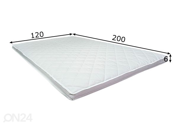 Petauspatja Mio 120x200 cm mitat