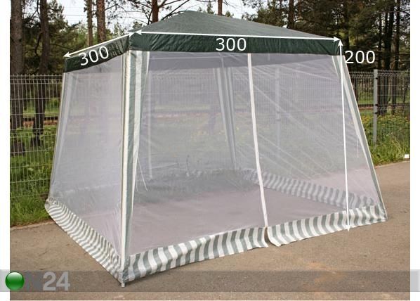 Pihakatos 3x3m mitat