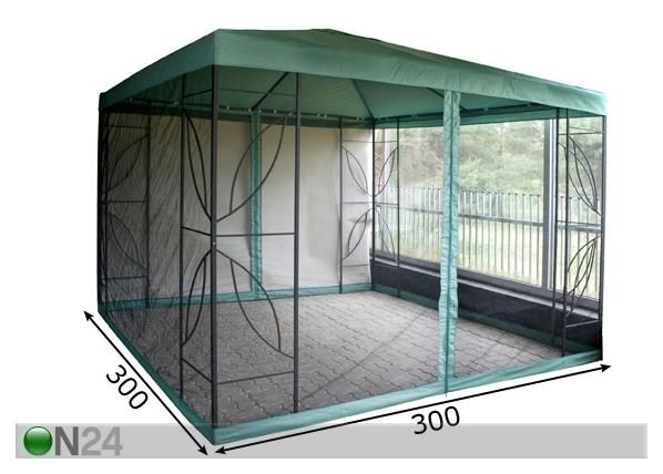 Pihakatos PERGOLA 3x3 m mitat