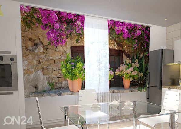 Pimennysverhot Flower pots for the kitchen 200x120 cm