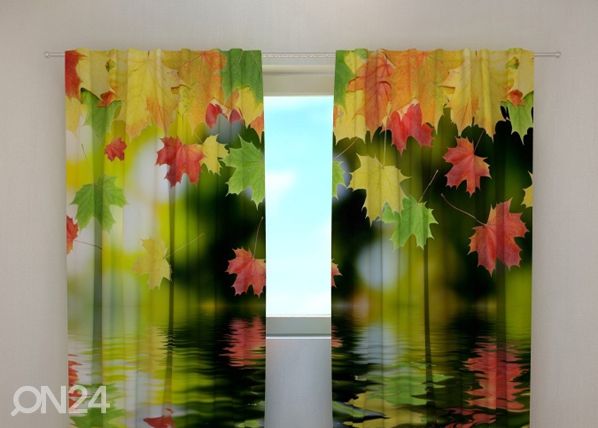 Pimennysverhot Leaves over the water 240x220 cm