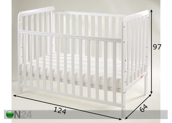Pinnasänky BRITTON SLEEPY mitat