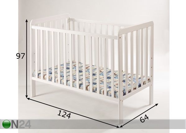 Pinnasänky BRITTON SLEEPY mitat