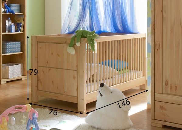 Pinnasänky GULDBORG, mänty 70x140 cm mitat