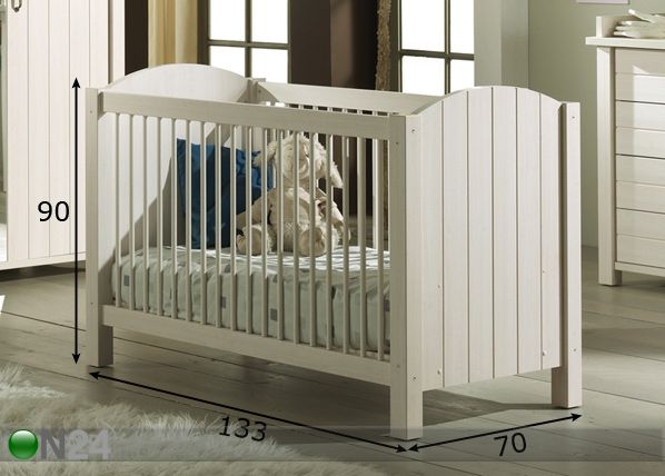 Pinnasänky JULIE 60x120 cm mitat