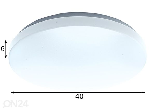 Plafondi 18 W LED, 4 kpl mitat