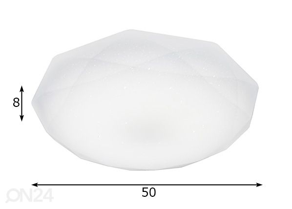 Plafondi 24 W LED mitat
