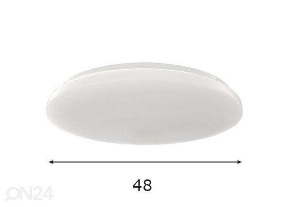 Plafondi Hampton LED mitat