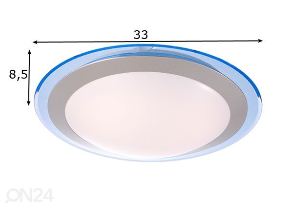 Plafondivalaisin Malina LED mitat