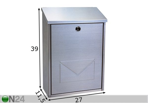 Postilaatikko PALERMO mitat