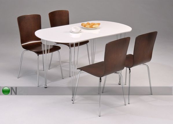 Pöytä SANDY 75x140 cm, valkoinen