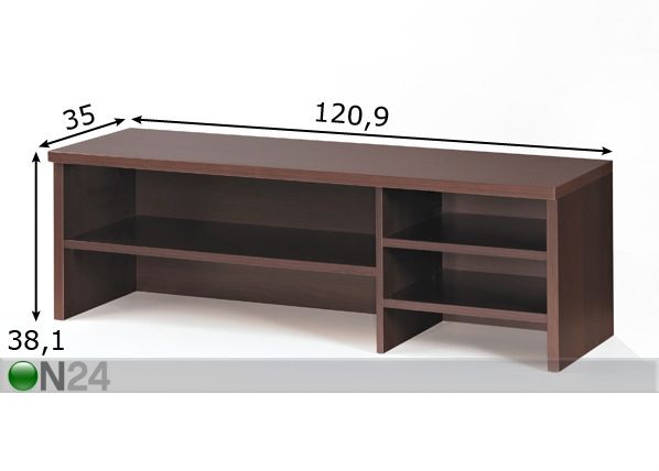 Pöytähyllystö 600 PLUS mitat