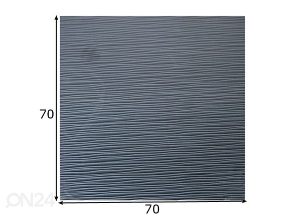 Pöytälevy WERZALIT 70x70 cm mitat