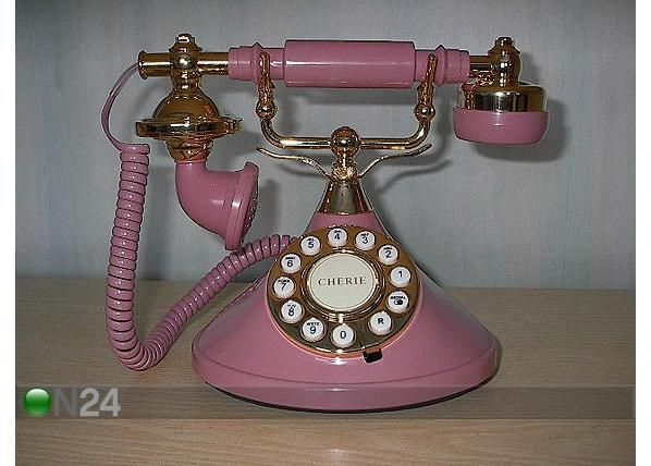 Pöytäpuhelin 383, roosa