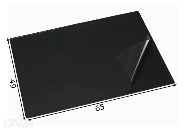 Pöytäsuoja musta 49x65 cm mitat