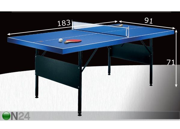 Pöytätennis mitat