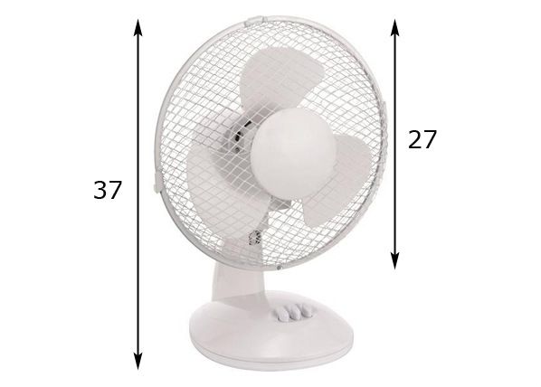 Pöytätuuletin 25 W mitat