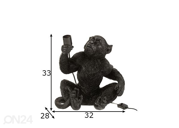 Pöytävalaisin Ape mitat