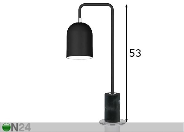 Pöytävalaisin BEND mitat