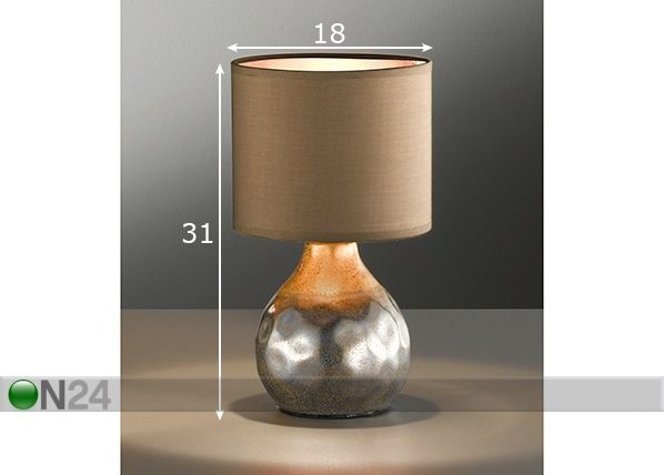 Pöytävalaisin Bollo mitat