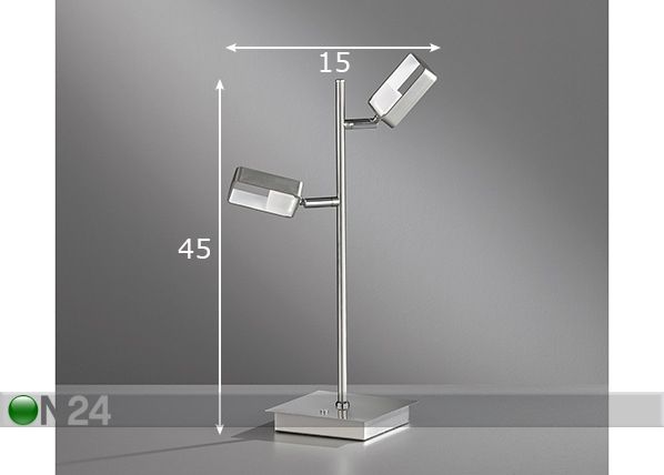 Pöytävalaisin Border LED mitat