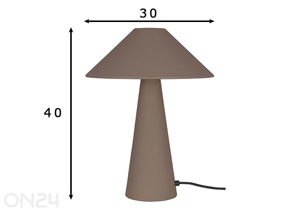 Pöytävalaisin Cannes mitat