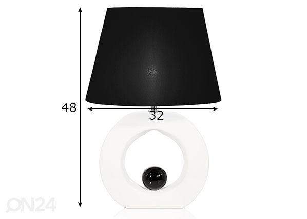 Pöytävalaisin CIRCLE mitat