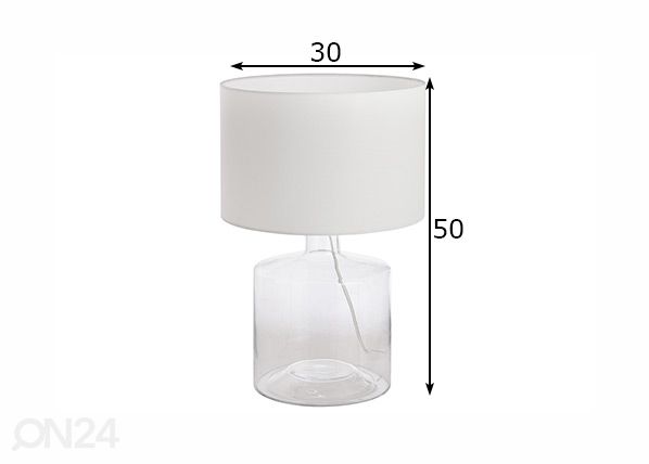 Pöytävalaisin Classic mitat