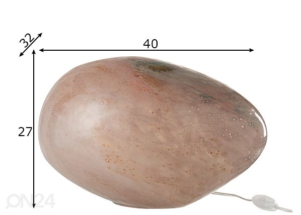 Pöytävalaisin Dany mitat