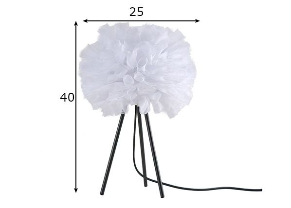 Pöytävalaisin DIANA mitat