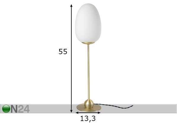 Pöytävalaisin DIVINE mitat