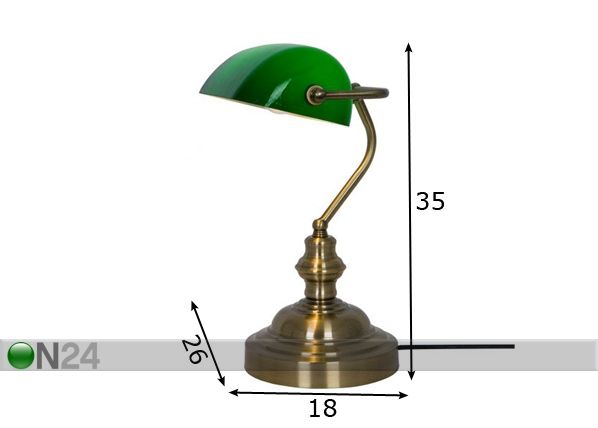 Pöytävalaisin Edes mitat