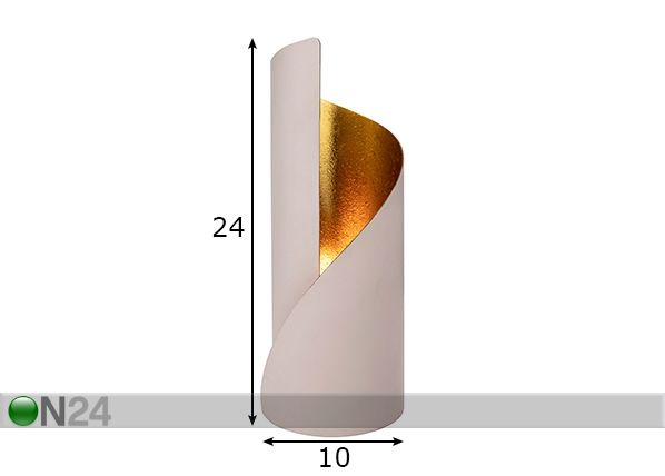 Pöytävalaisin Eternity mitat