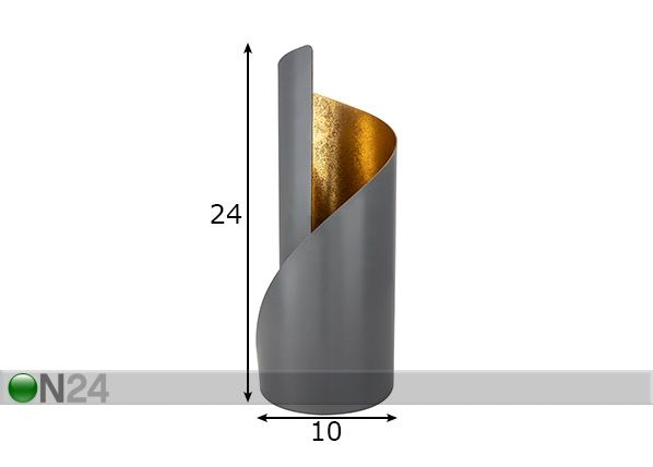 Pöytävalaisin Eternity mitat