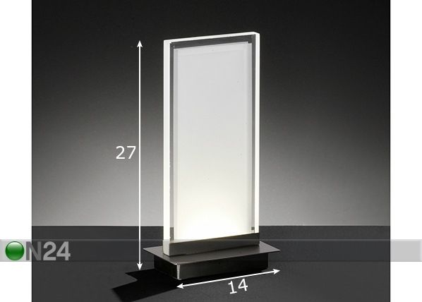 Pöytävalaisin Forma LED mitat
