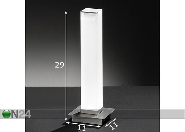 Pöytävalaisin Forma LED mitat